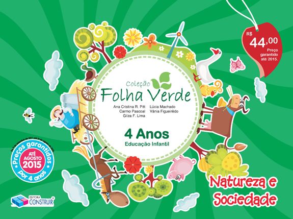 Coleção Folha Verde - Natureza e Sociedade 4 Anos