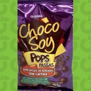Choco Soy Pops Passas 40 Gramas Zero Açúcar Zero Lactose