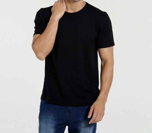 Camiseta masculina manga curta 100% algodão
