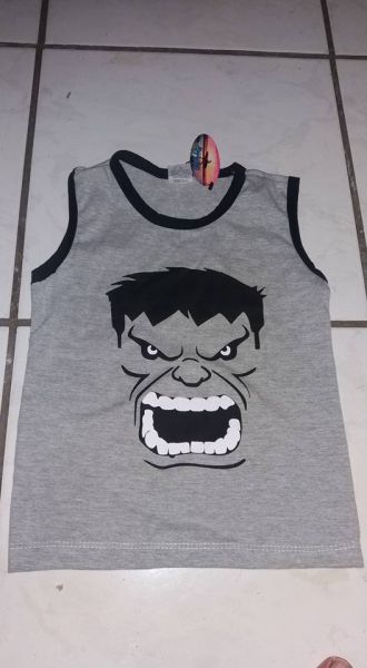 Camiseta Nova P para criança de 1 a 2 anos Hulk