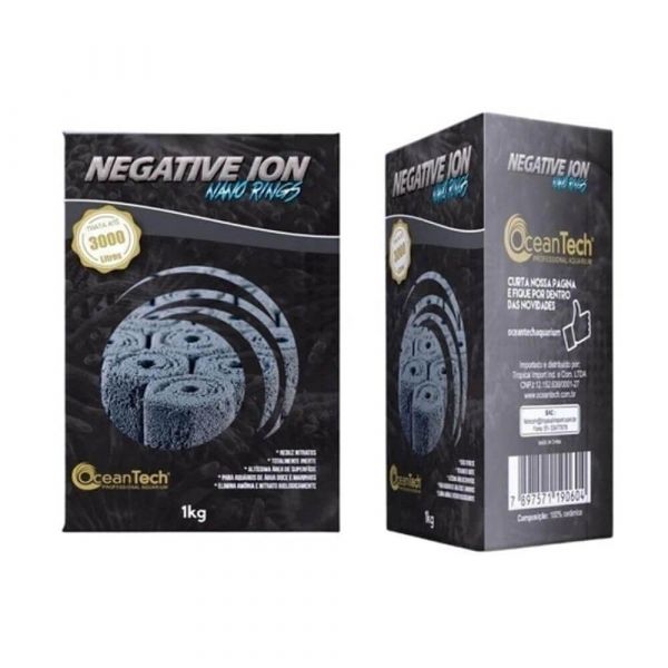 Midia Cerâmica Filtrante Ocean Tech. Nano Rings Negative Ion