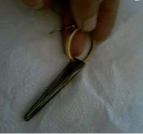 Chaveiro em chifre de búfalo