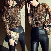 Moda Luxo: Blusa Leopardo, de Ótima Qualidade. Frete Grátis.
