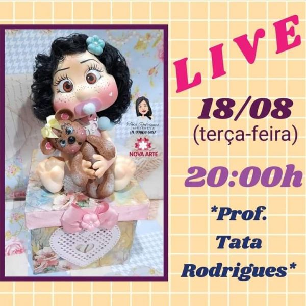 Boneca bebê porta algodão