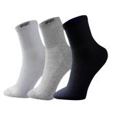KIT MEIAS SPORT - 3 PARES NO PACOTE COLOR.