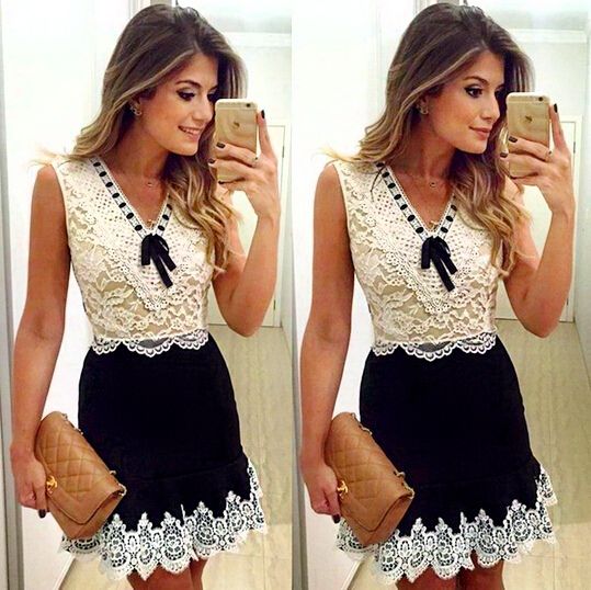 Novo vestido de verão elegante