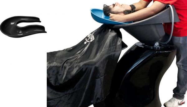 Lavatório Portatil Para Barba Profissional Preto