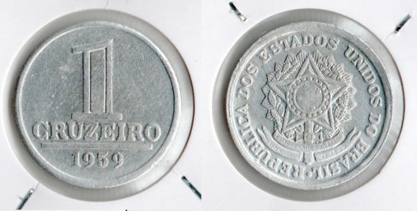 V276-1 - 1,00 1959 - Tiragem 25.010.000