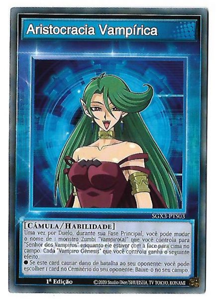 Yu-Gi-Oh Aristocracia Vampírica Cámula - Comum Speed Duel