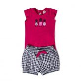Conjunto Body Baby Abacaxi Summer Pink