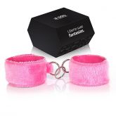 Algema em Pelúcia e vinil com Fechamento em Velcro - Rosa
