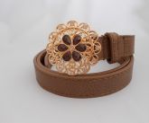Cinto Médio flor com pedras e strass- Ref 39