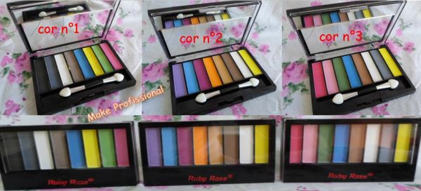 Paleta com 8 sombras - Ruby Rose