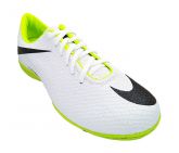 Chuteira Society Nike Hypervenom Branca e Verde MOD:11836