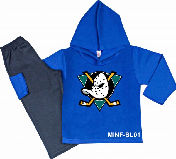 CONJUNTO MOLETOM INFANTIL PATO COD.:01 (1 AO 6 ANOS)