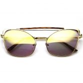 UNIQUE RETRO STEAMPUNK CAT EYE AVIATOR SUNGLASSES 9493