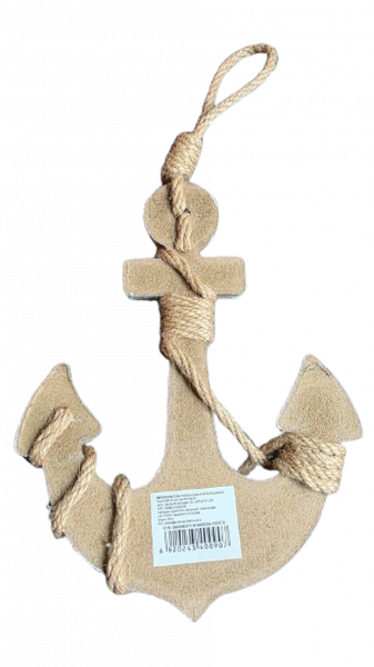 Enfeite Decorativo Ancora Naútica de MDF 17x35 cm