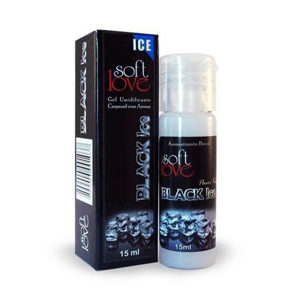 Gel Comestivel 15ml Black ICE - Soft Love