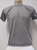 Camisa cinza mescla adulto polyester(P ao GG)