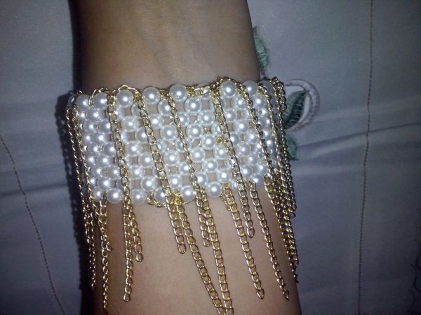 Pulseira com franja