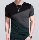 Camisa Masculina Casual Verão Outono Manga Curta Homens Fino