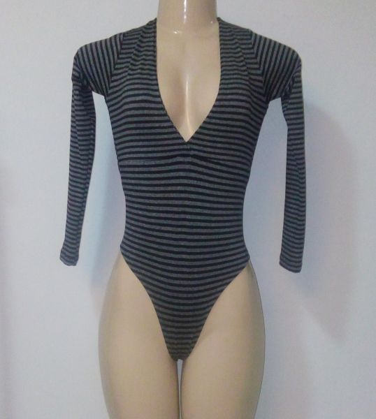 BODY MANGA LONGA DECOTE V
