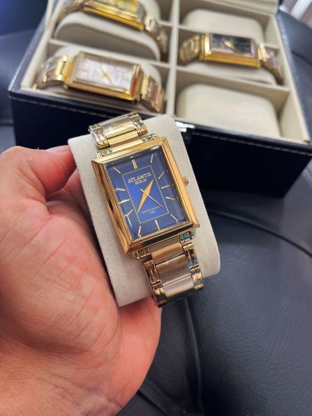 RELÓGIO ATLANTIS GOLD QUADRADO
