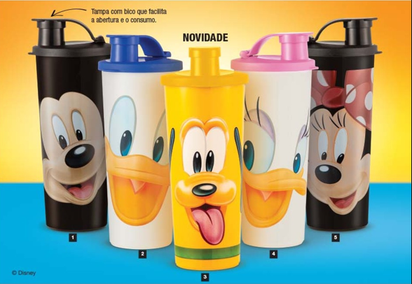 Copos Disney  * Indicar o Personagem ao finalizar compra