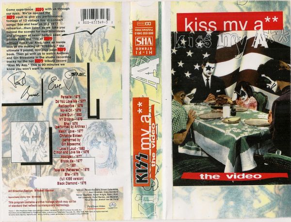 VHS - KISS - Kiss My Ass