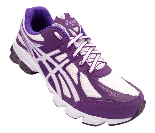 Tênis Feminino Asics Gel Nimbus 15 Branco e Lilás Mod:12046