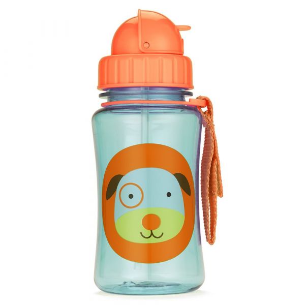 Garrafinha Squeeze com Canudo ZOO Cachorro - Skip Hop