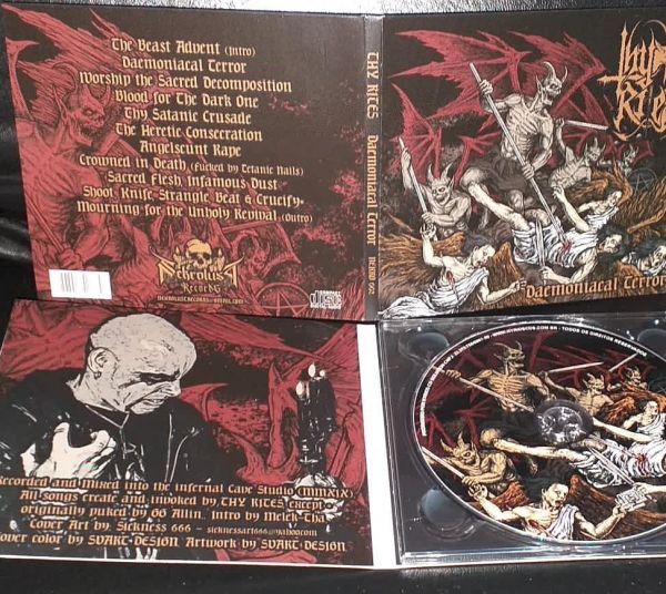 NEKRO 002 - THY RITES (BRA) - "Daemoniacal Terror"