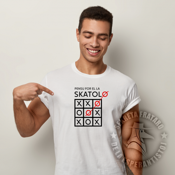 Pensu for el la skatolo - Ina kaj vira t-ĉemizo