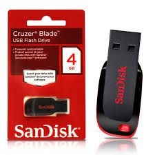 pendrives Flash SanDisk 4G