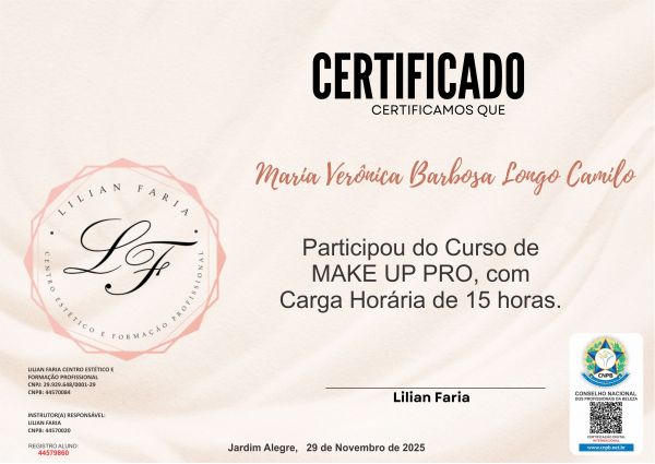 MARIA VERÔNICA BARBOSA LONGO CAMILO