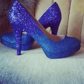 Salto Glitter Azul