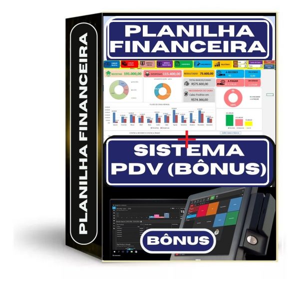 Planilha Financeira e Fluxo de Caixa + Sistema Pdv Exclusivo De Presente!