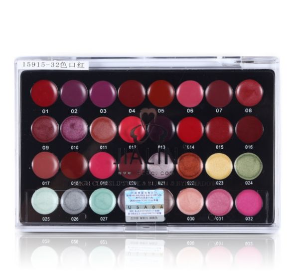 Paleta com 32 cores de Batons Importada