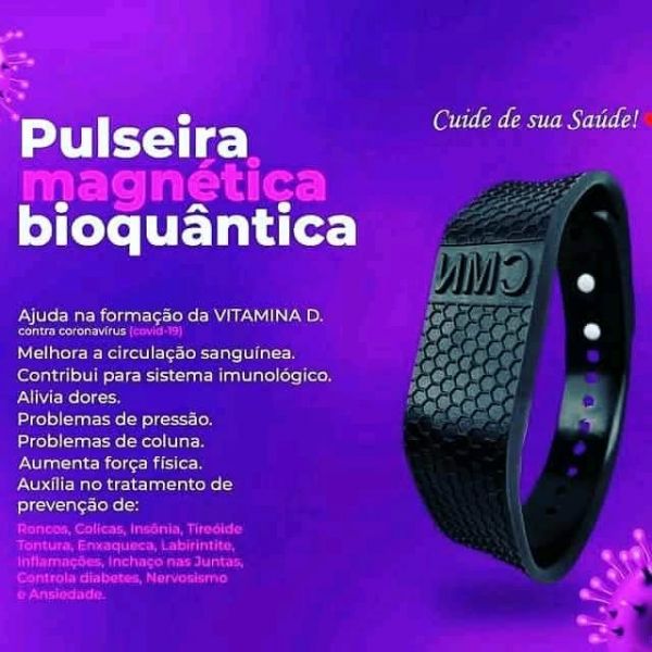 PULSEIRA MAGNETICA BIQUANTICA CMN (PRETA)