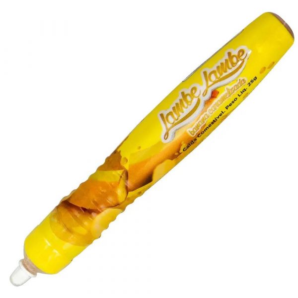 CANETA COMESTÍVEL SABOROSA 25ML SEDUX BANANA CARAMELIZADA