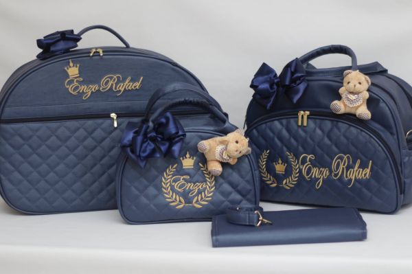 Kit de bolsas de Maternidade Personalizadas 5 Peças