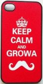 CASE KEEP CALM MUSTACHE PARA IPHONE 4 E 4S