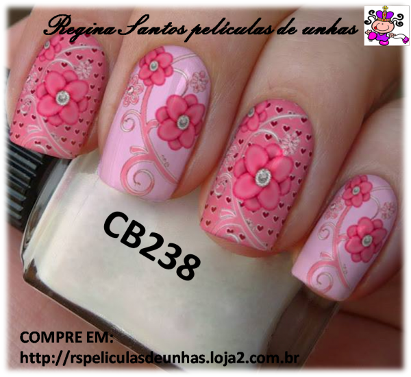 Películas impressas para unhas CB238