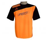 Camisa Adidas Dri Fit Laranja e Preta MOD:76769- [1ª Linha]