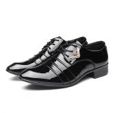 Sapato Social Luxo Nis Envernizado Homens De Estilo Elegante