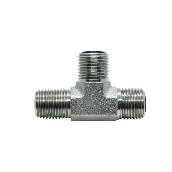 C6-41- Adap. Tê Macho NPT Lateral x Macho ORFS