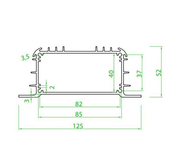 COD 1462 - Dissipador de Calor HS 12552
