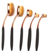 Kit 5 Peças Pineis Oval Gold