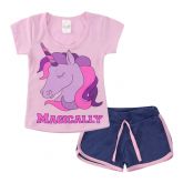 Conjunto Bebê Unicórnio Rosa