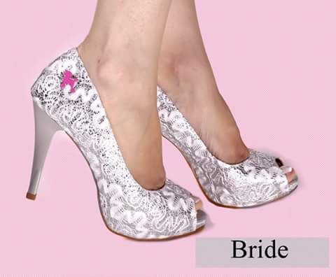 Sapato Branco Renda Bride
